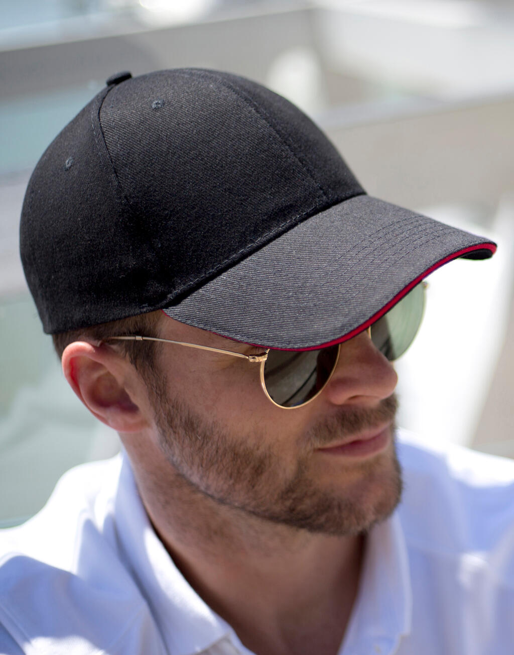 Result Headwear Memphis Low Profile Sandwich Peak Cap