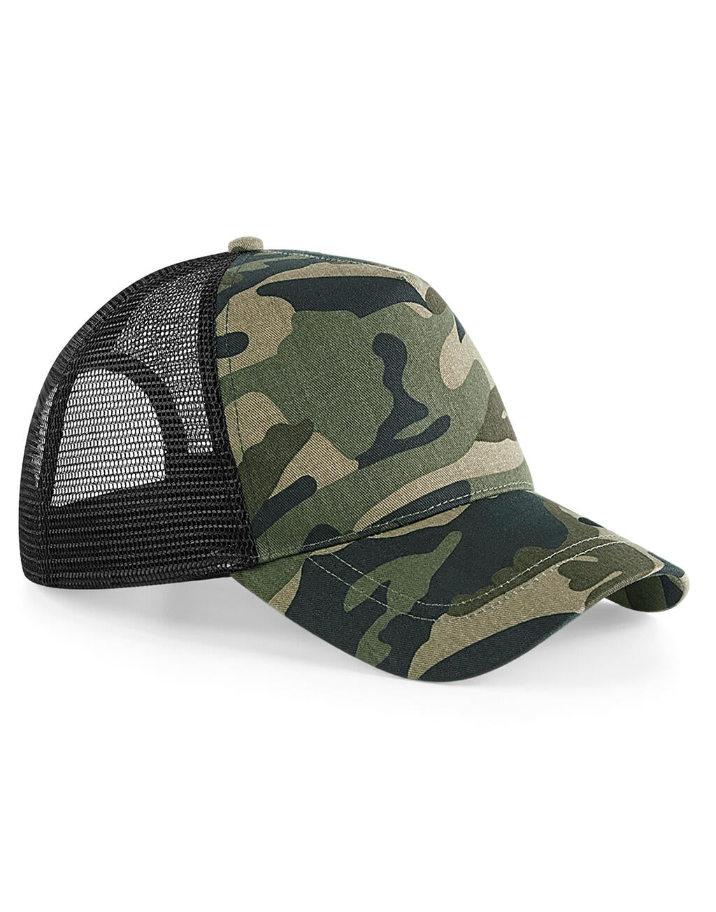 Beechfield Camo Snapback Trucker