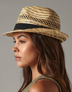 Beechfield Straw Summer Trilby