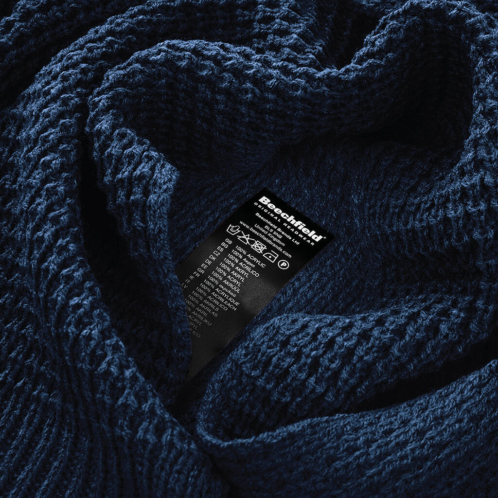 Beechfield Classic Waffle Knit Scarf