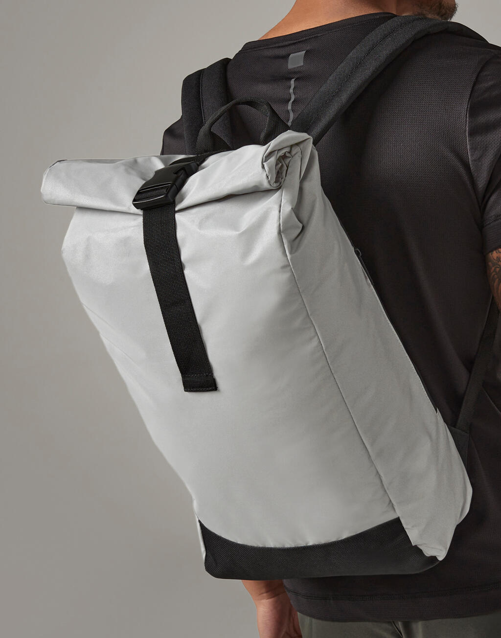 Bagbase Reflective Roll-Top Backpack
