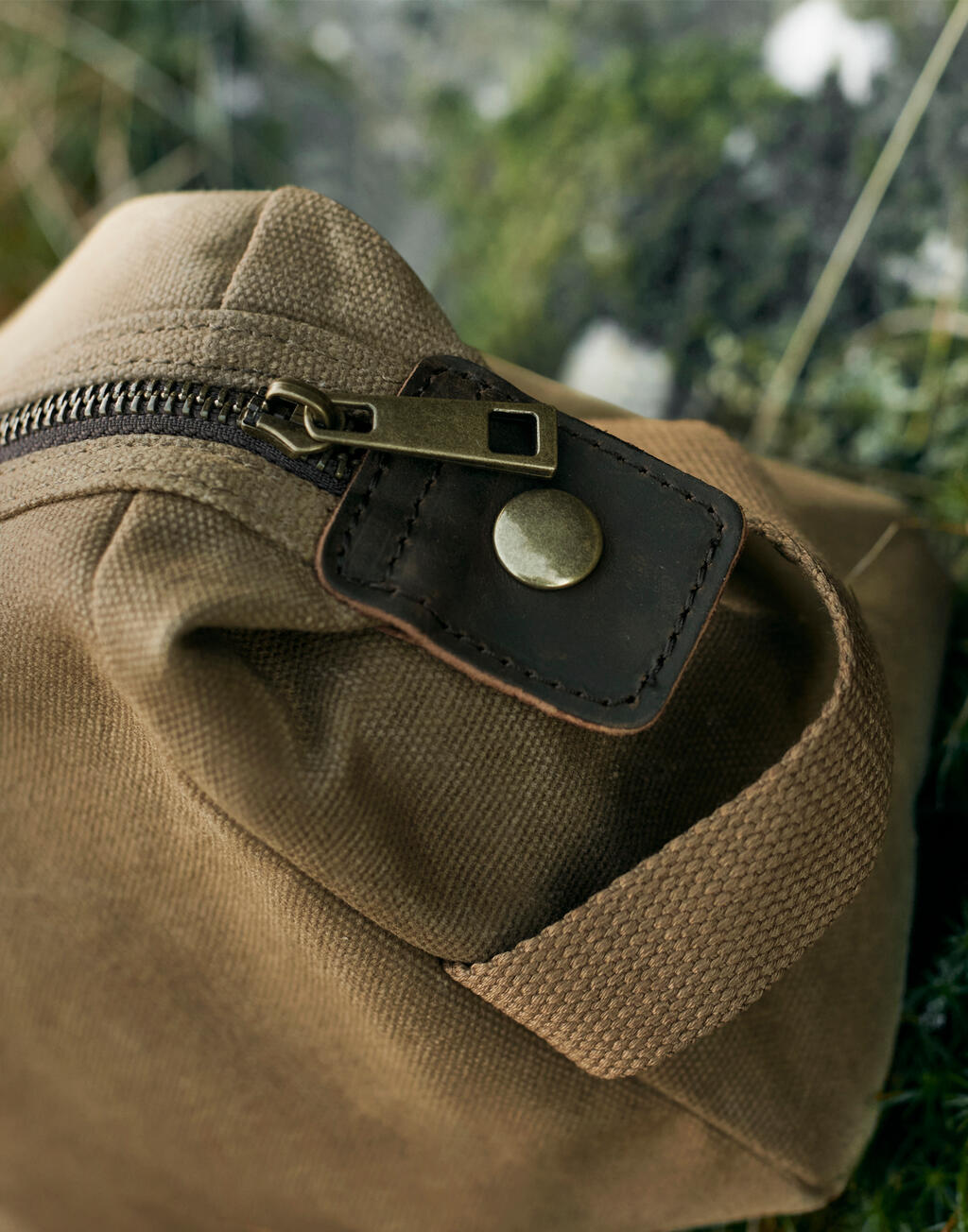 Quadra Heritage Waxed Canvas Wash Bag