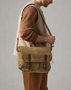 Quadra Heritage Waxed Canvas Messenger