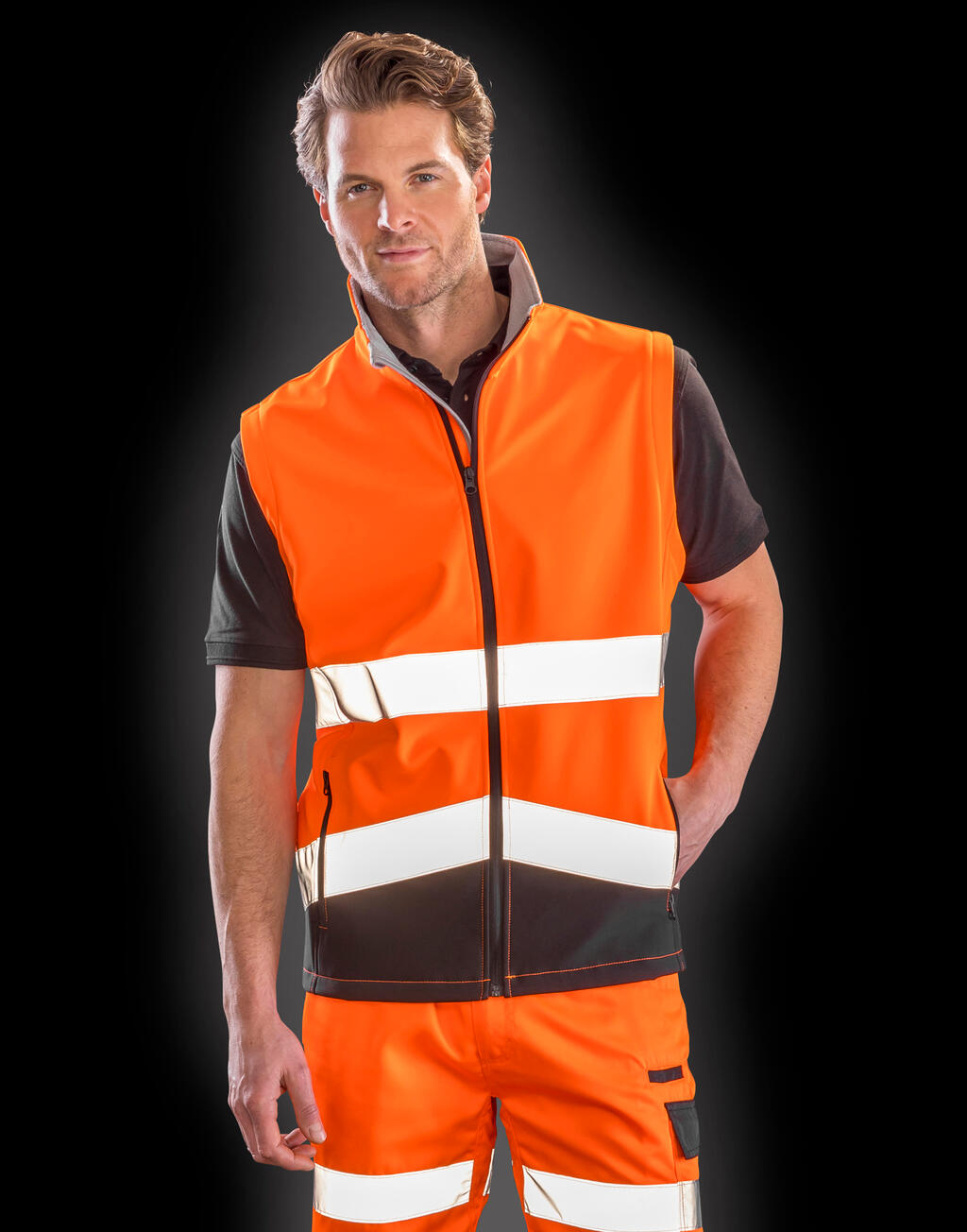 Result Safe-Guard Printable Safety Softshell Gilet