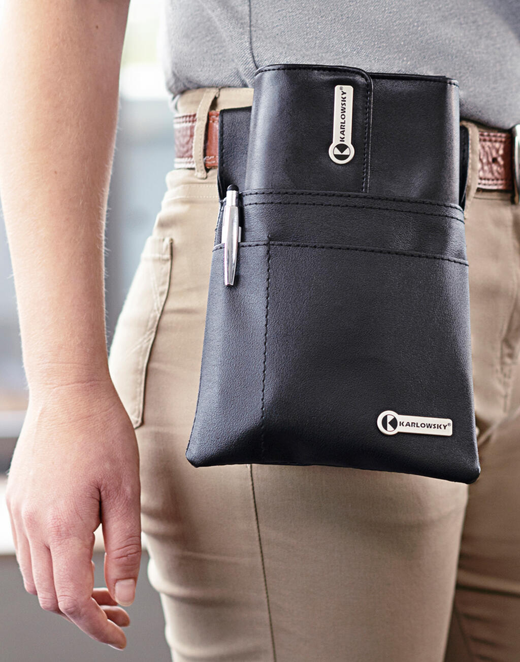 Karlowsky Waiter's Holster with Belt Pull-Through