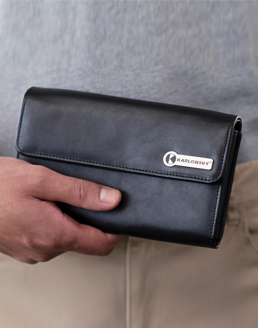 Karlowsky Waiter's Wallet with Press Stud