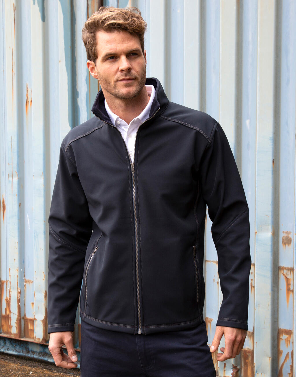 Result Work-Guard Men's Treble Stitch Softshell