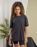 Build Your Brand Ladies Oversized Acid Wash