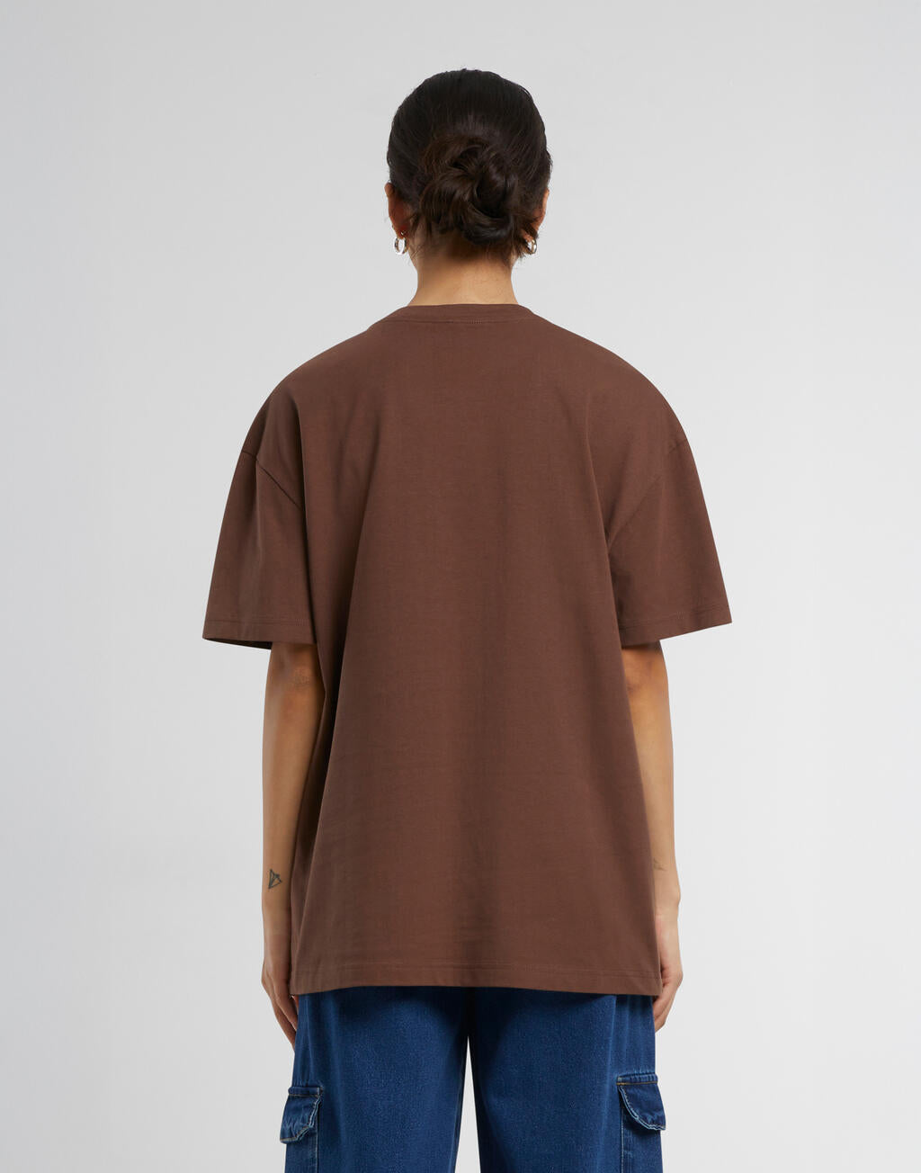 Build Your Brand Ladies Oversized Boyfriend Tee