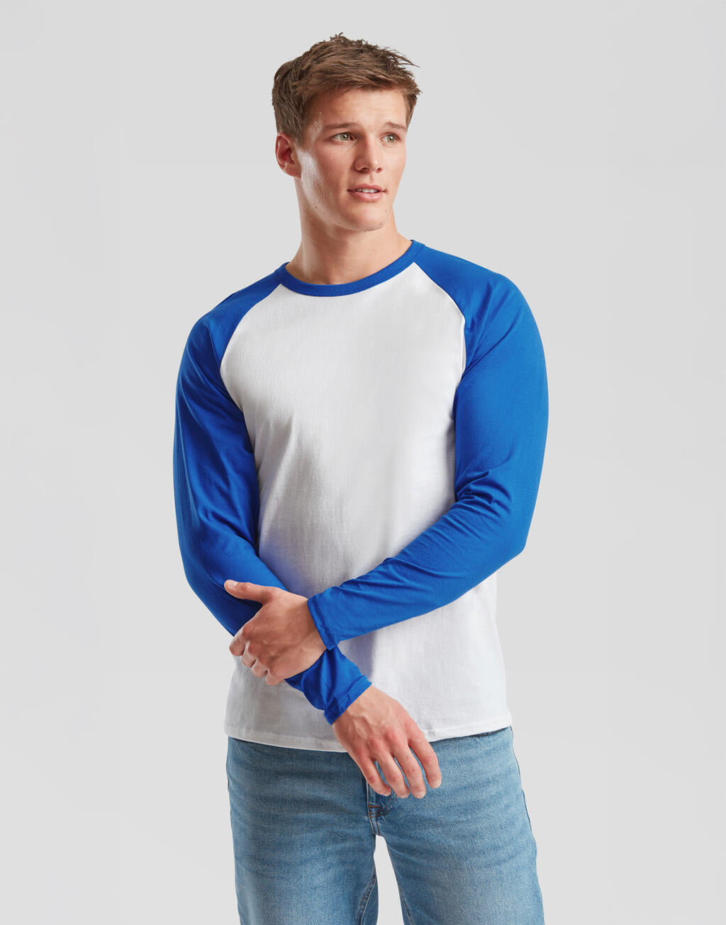 Fruit of the Loom Valueweight Long Sleeve Baseball T