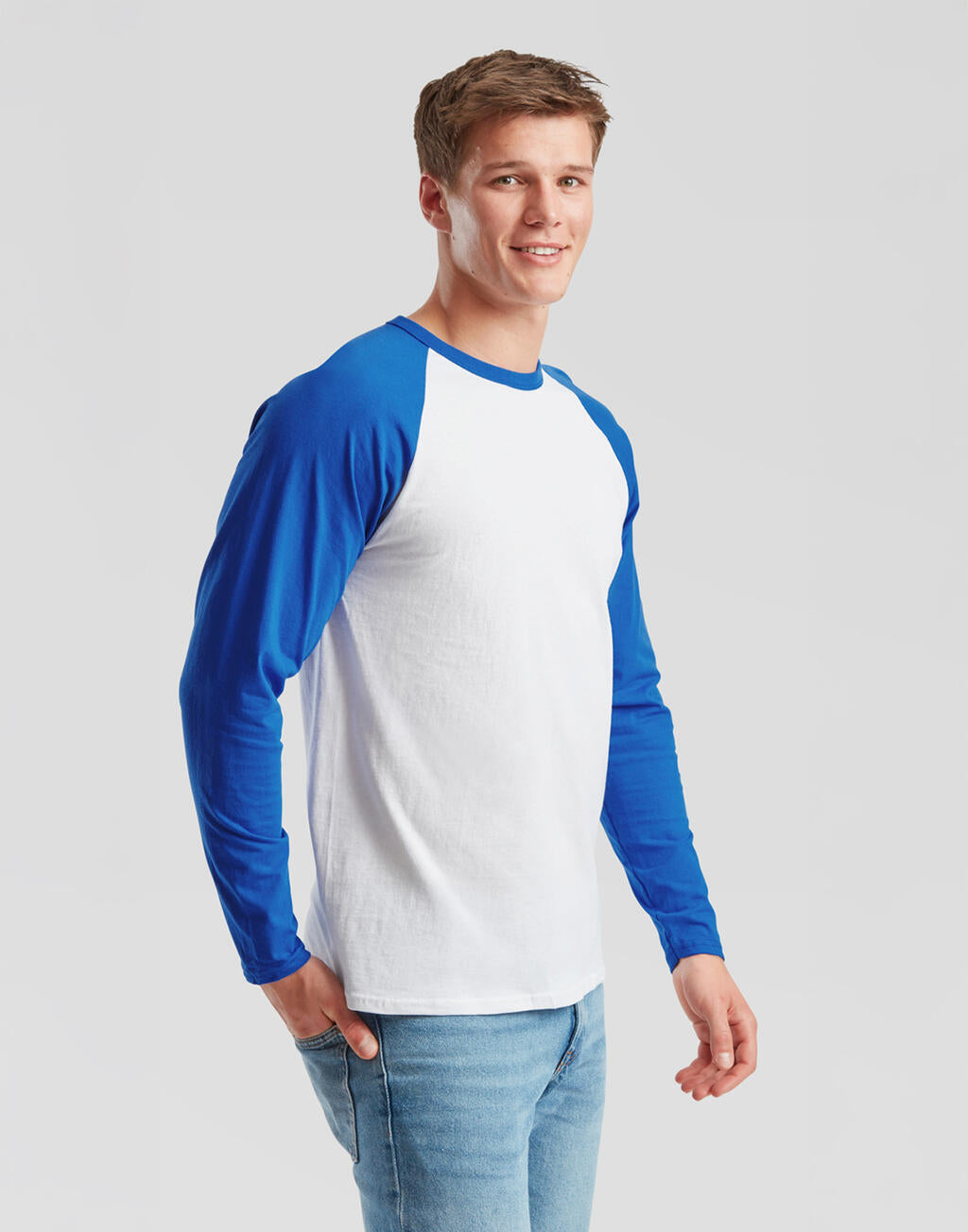 Fruit of the Loom Valueweight Long Sleeve Baseball T