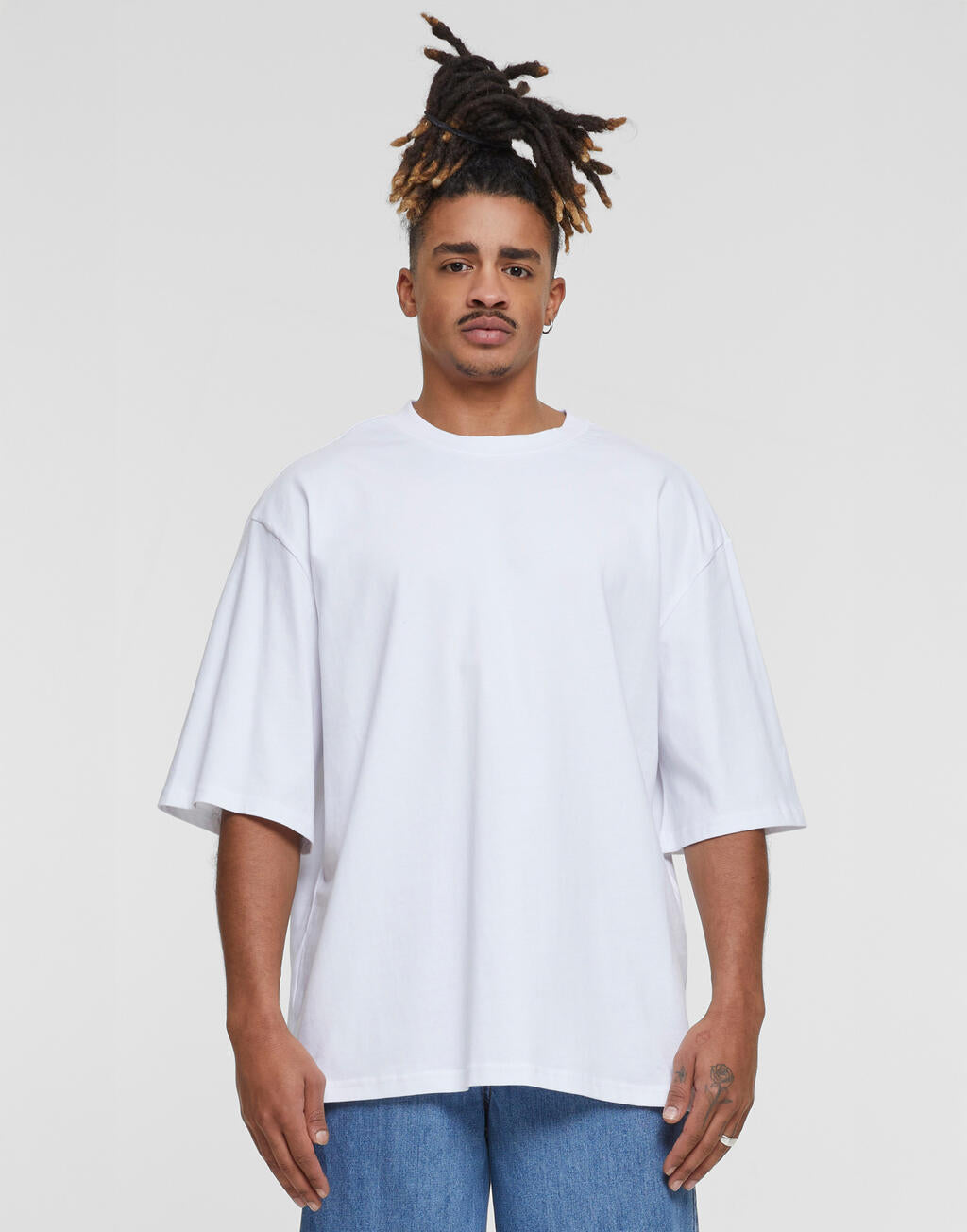 Build Your Brand Oversized Sleeve Tee