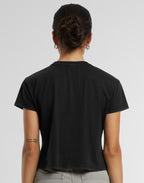 Build Your Brand Ladies Vintage Cropped Tee