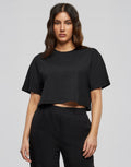 Build Your Brand Ladies Short Oversized Tee