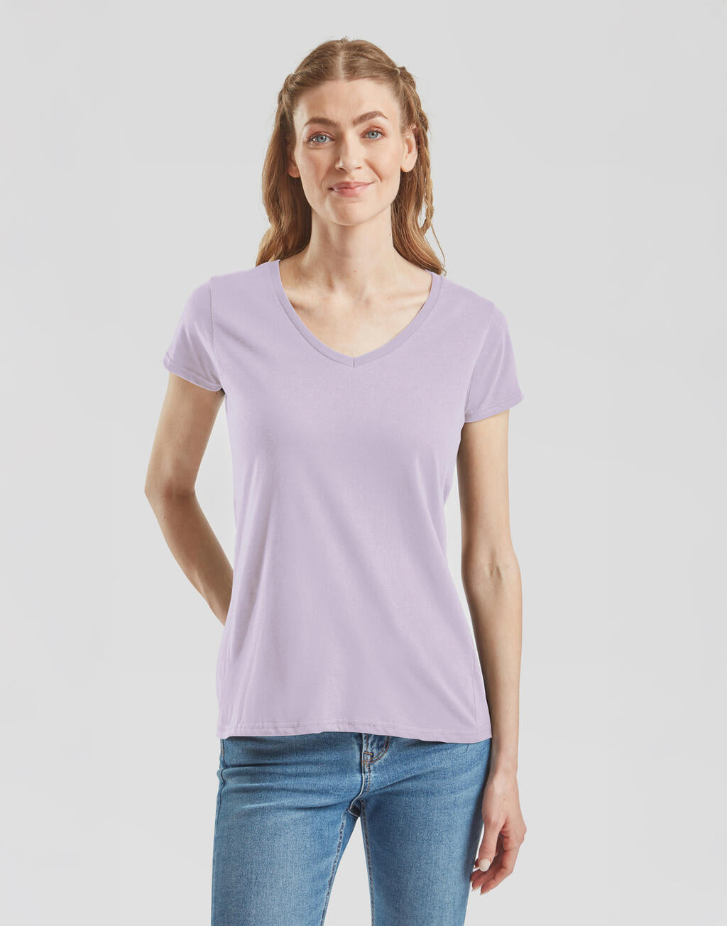 Fruit of the Loom Ladies' Iconic 150 V Neck T