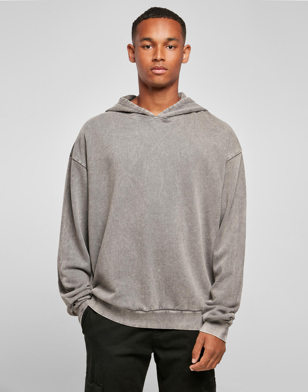 Build Your Brand Acid Washed Oversized Hoody