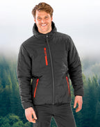 Result Recycled Black Compass Padded Winter Jacket