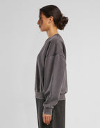 Build Your Brand Ladies Vintage Heavy Crewneck