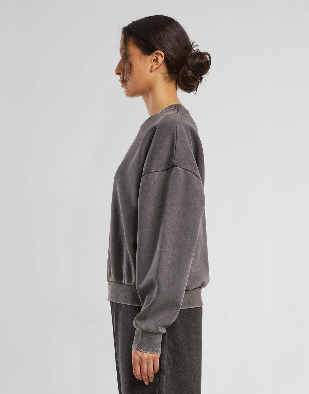 Build Your Brand Ladies Vintage Heavy Crewneck