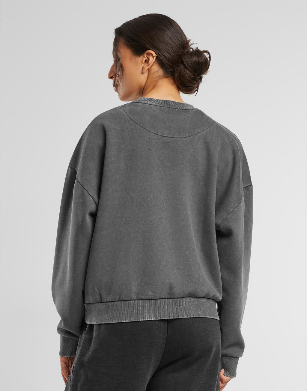 Build Your Brand Ladies Vintage Heavy Crewneck
