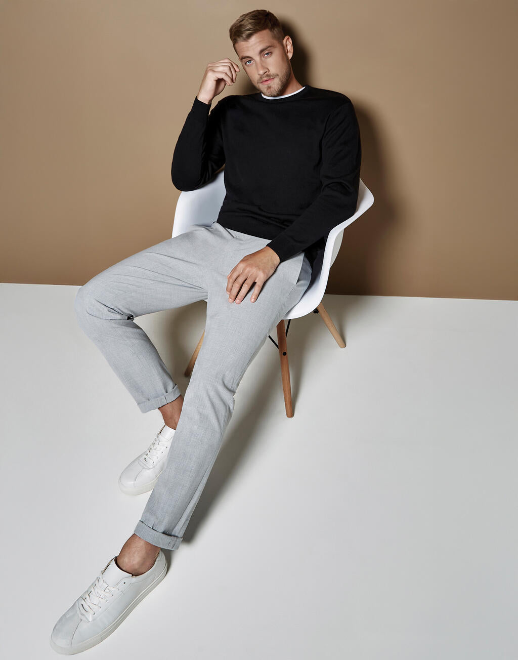 Kustom Kit Regular Fit Arundel Crew Neck Sweater