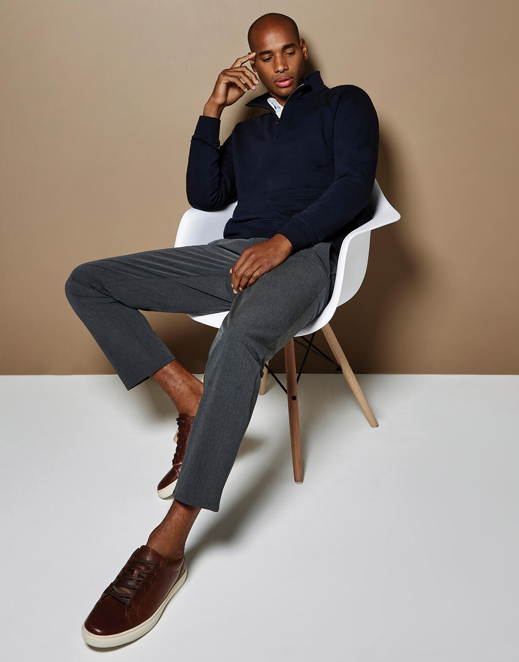 Kustom Kit Regular Fit 1/4 Zip Sweatshirt