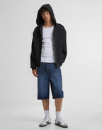 Build Your Brand Fluffy Zip Hoody