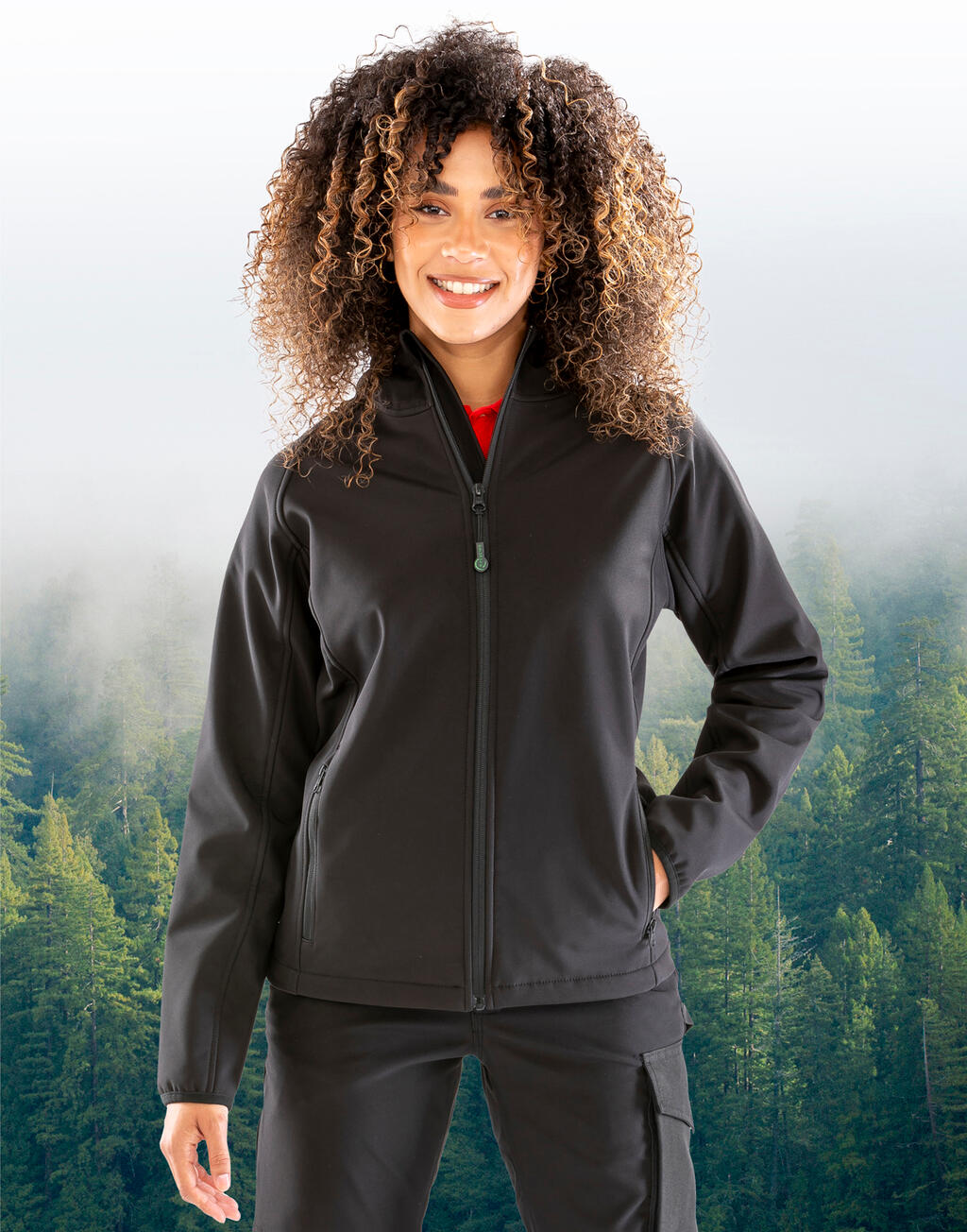 Result Recycled Women's Recycled 3-Layer Hooded Softshell