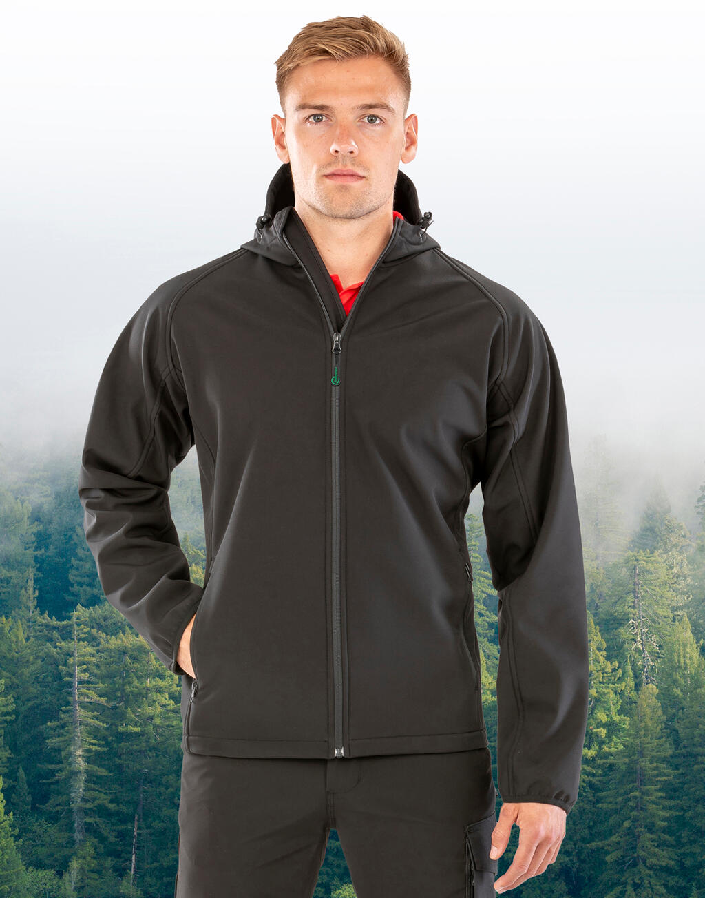 Result Recycled Men's Recycled 3-Layer Hooded Softshell