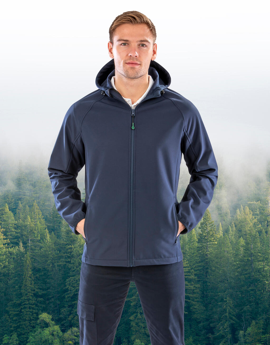 Result Recycled Men's Recycled 3-Layer Hooded Softshell
