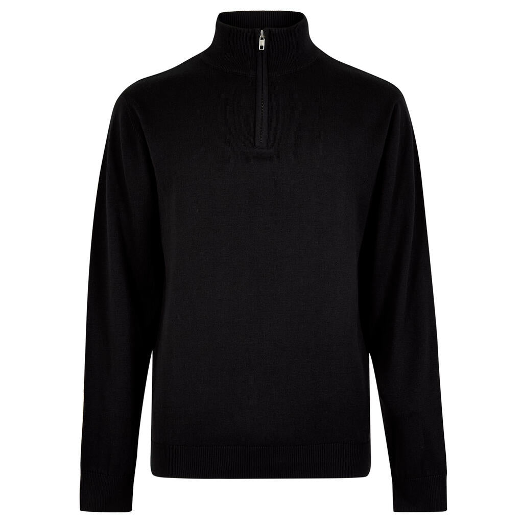 Kustom Kit Regular Fit Arundel 1/4 Zip Sweater