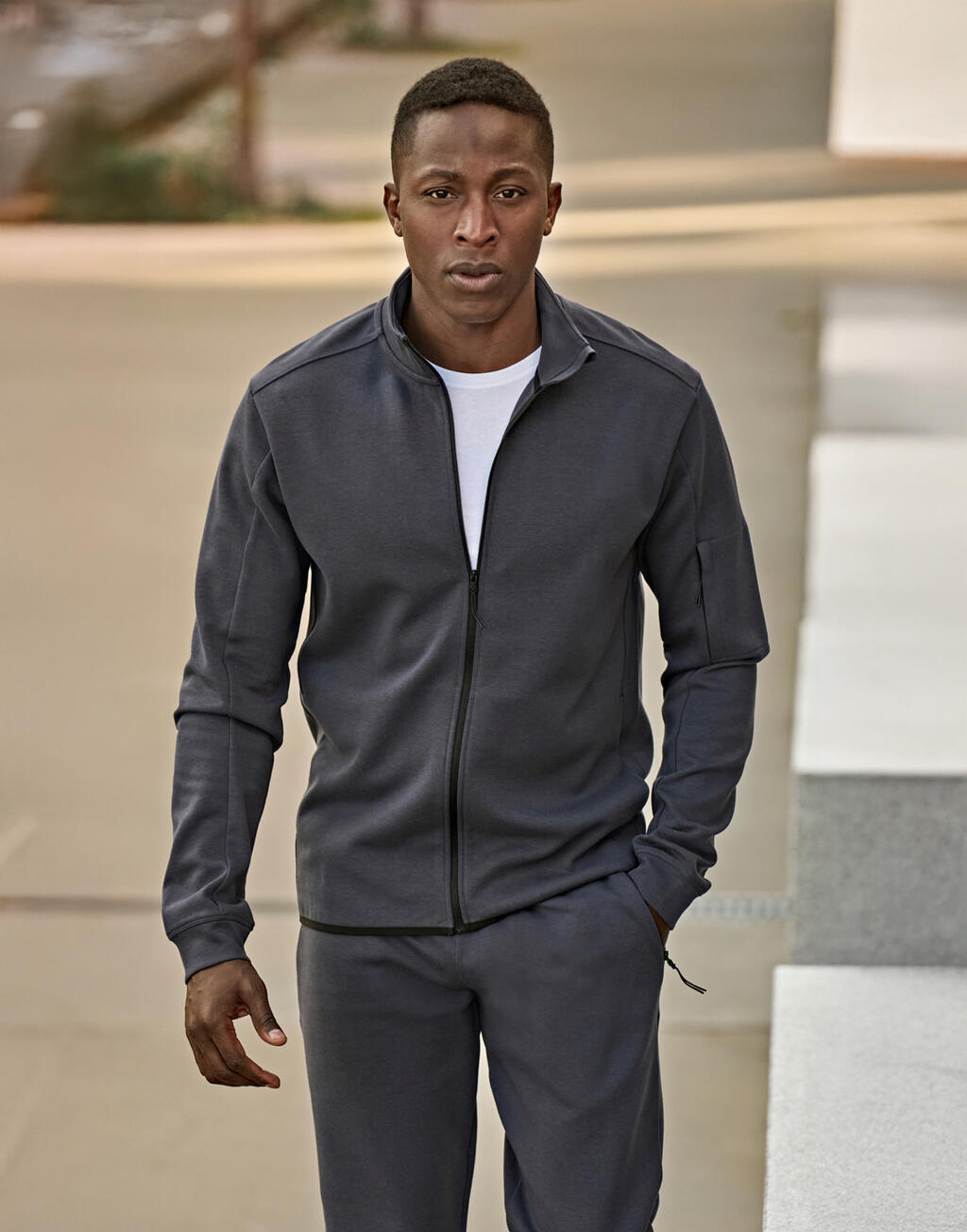 Tee Jays Athletic Full Zip Sweat