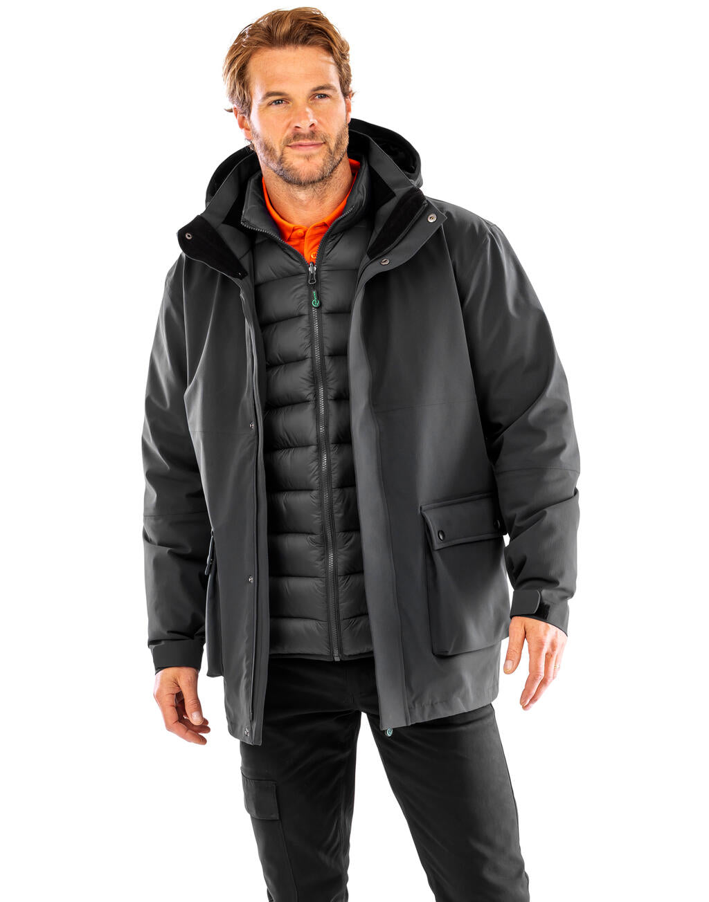 Result Recycled 3In1 Padded Ripstop Jacket
