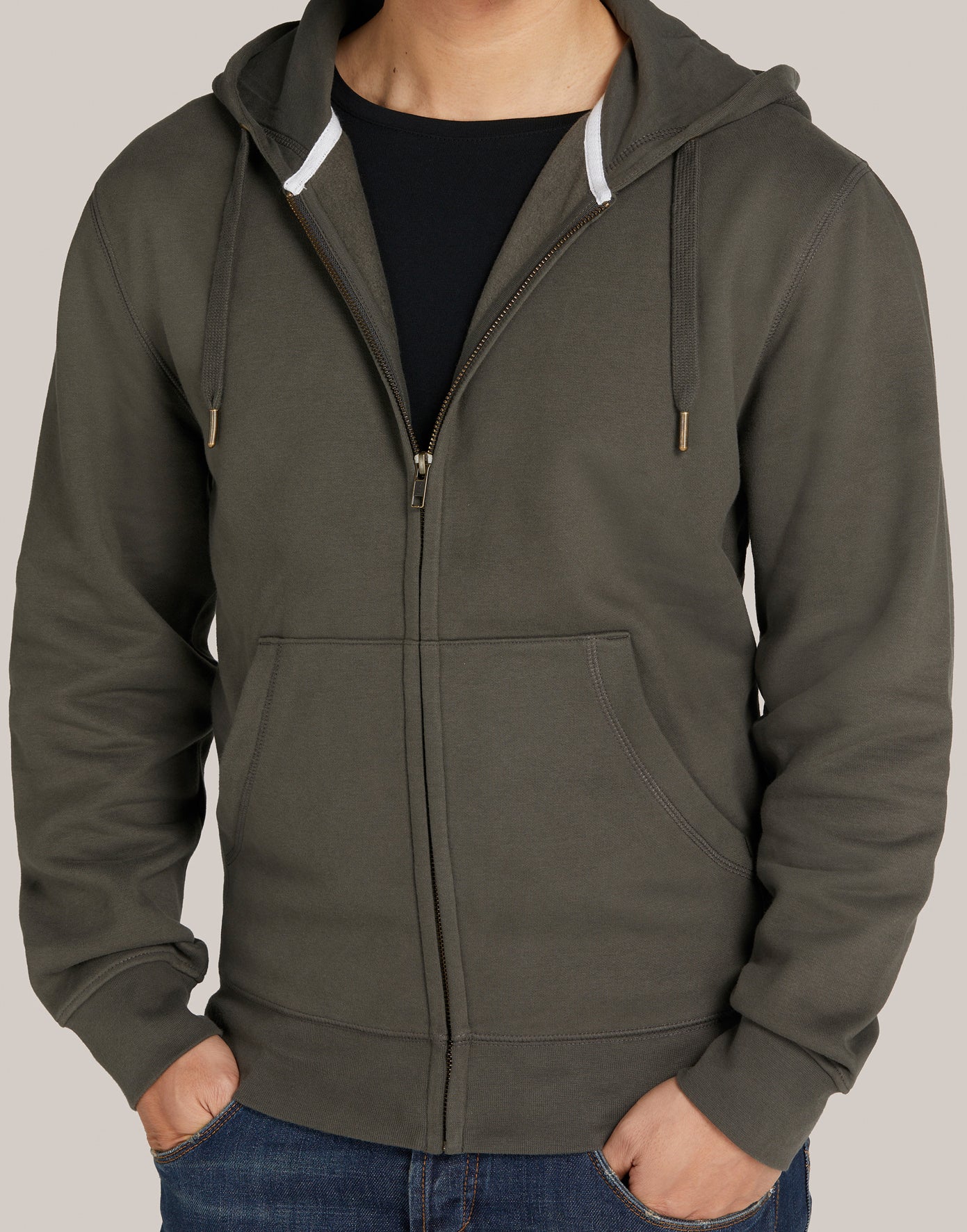 Signature Tagless Hooded Full Zip Unisex