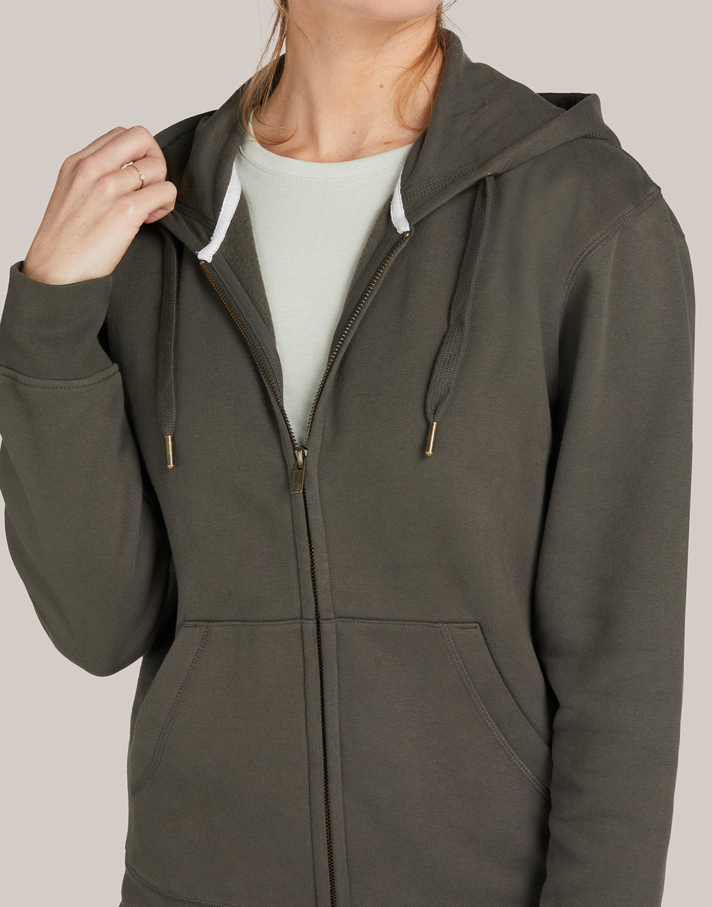 Signature Tagless Hooded Full Zip Unisex