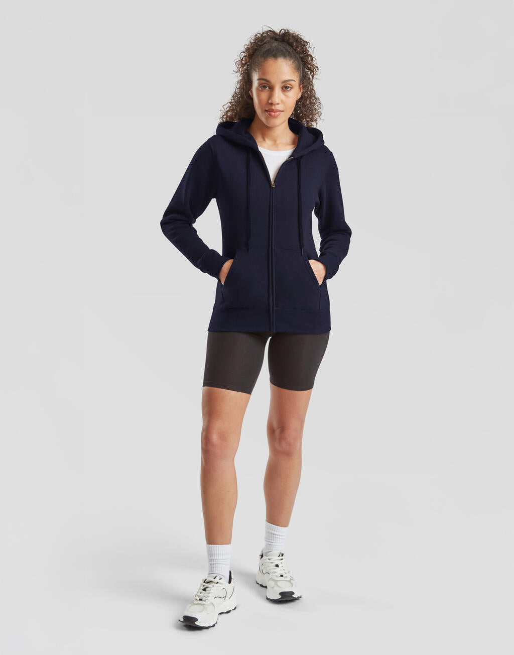Fruit of the Loom Premium Hooded Sweat Jacket Lady-Fit