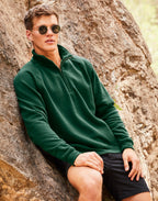 Fruit of the Loom Premium Zip Neck Sweat