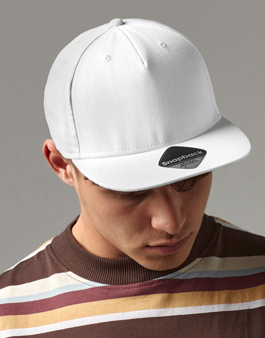 Beechfield 5 Panel Snapback Rapper Cap