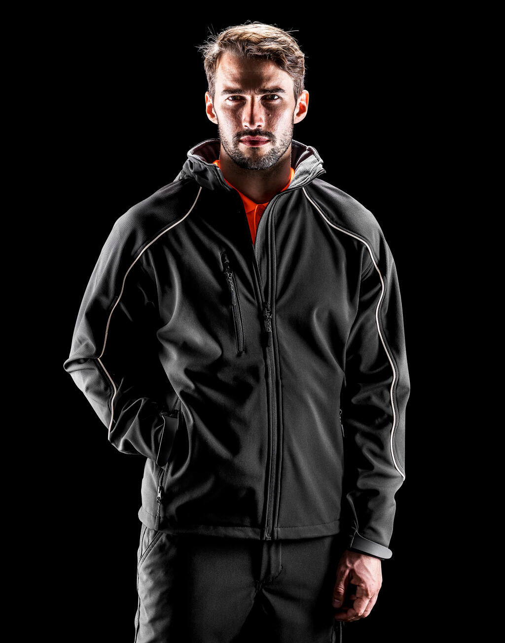 Result Work-Guard Ice Fell Hooded Softshell Jacket