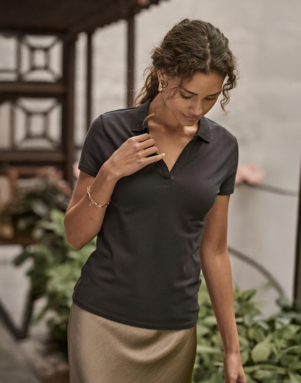 Tee Jays Women's Luxury Stretch V Polo
