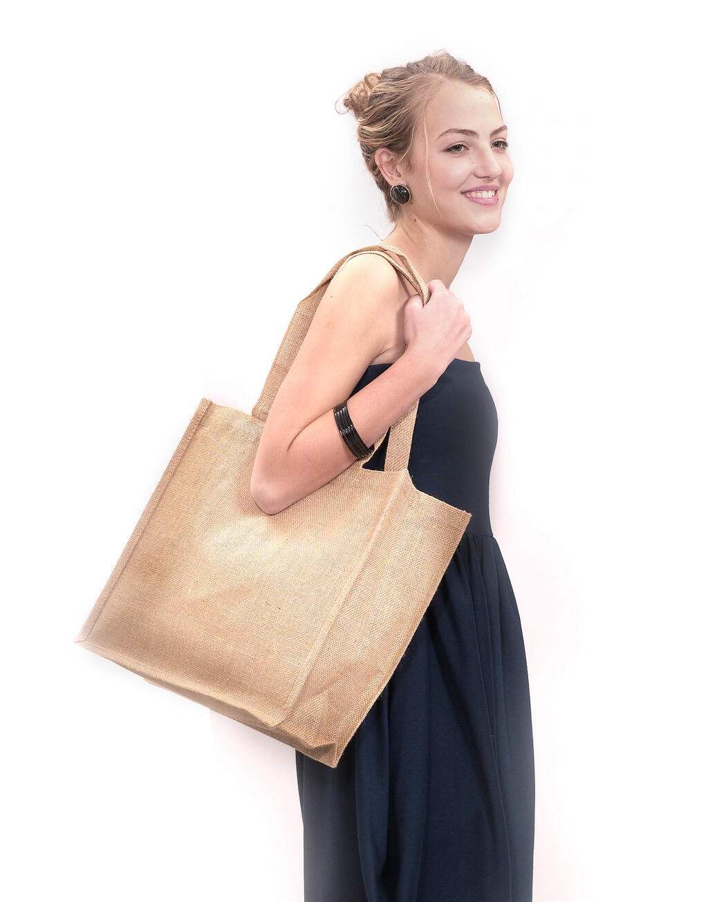 Shugon Chennai Short Handled Jute Shopper Bag