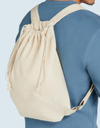 SG Accessories - BAGS Canvas Backpack Straps and Drawstring