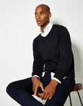Kustom Kit Classic Fit Arundel V Neck Sweater