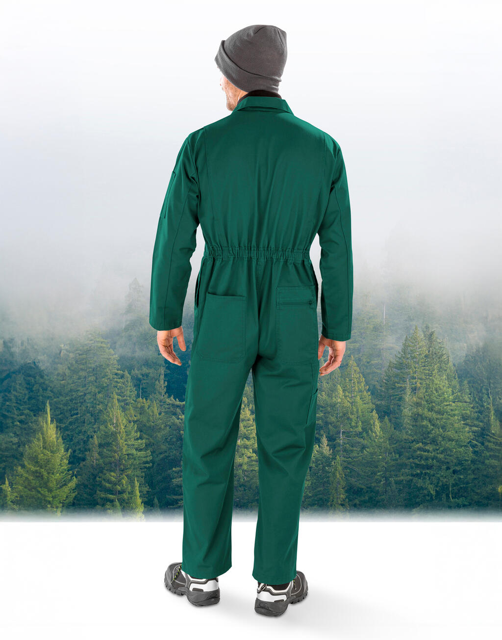 Result Recycled Recycled Action Overall with Zip Front