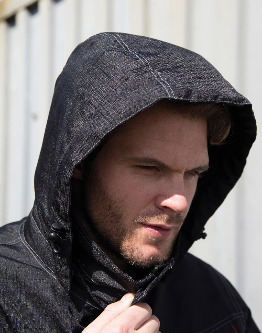 Result Denim Texture Rugged Jacket