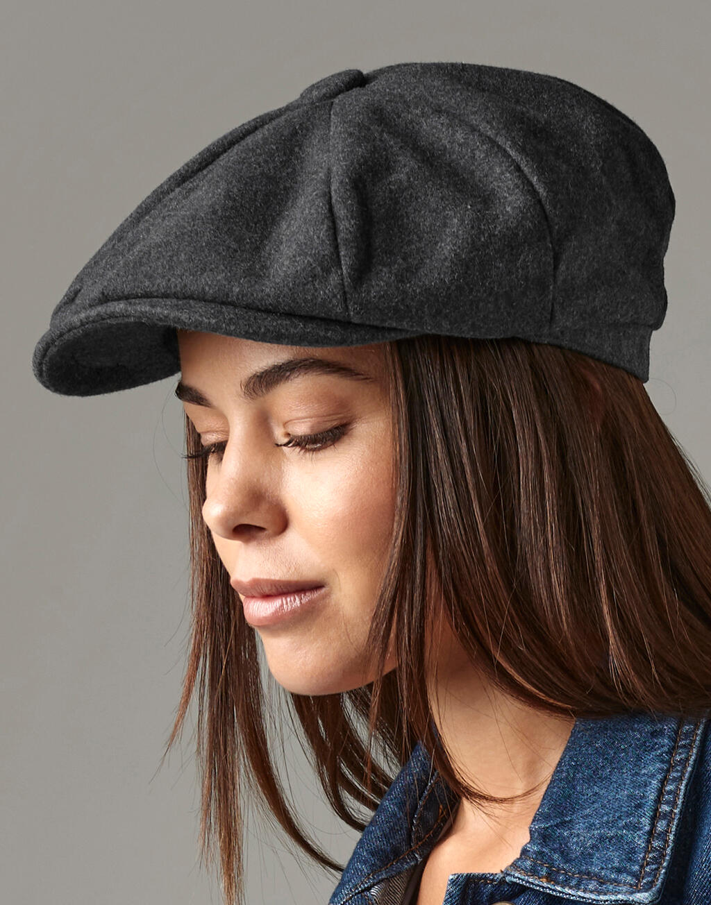 Beechfield Melton Wool Baker Boy