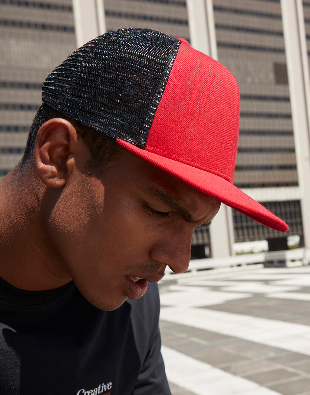 Beechfield Original Flat Peak 6 Panel Trucker