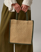 Westford Mill Natural Starched Jute Midi Tote