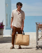 Westford Mill Natural Starched Jute Market Shopper
