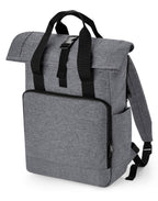 Bagbase Recycled Twin Handle Roll-Top Laptop Backpack